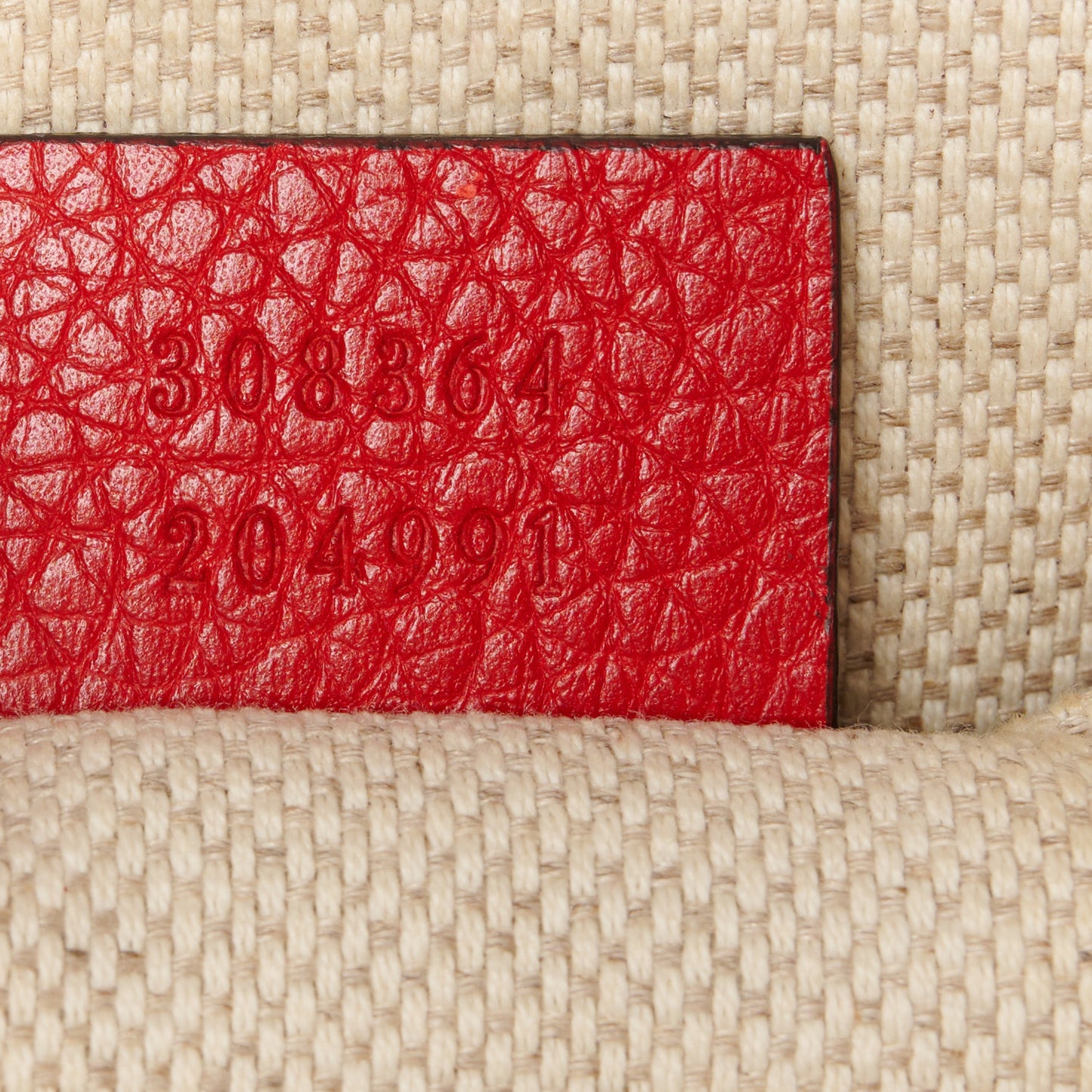 Pebbled Calfskin Small Soho Disco Bag Tabasco Red