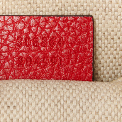 Gucci Pebbled Calfskin Small Soho Disco Bag Tabasco Red 7 of 11