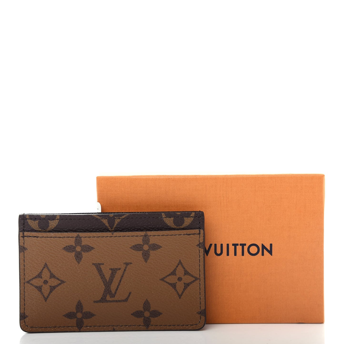 Reverse Monogram Card Holder