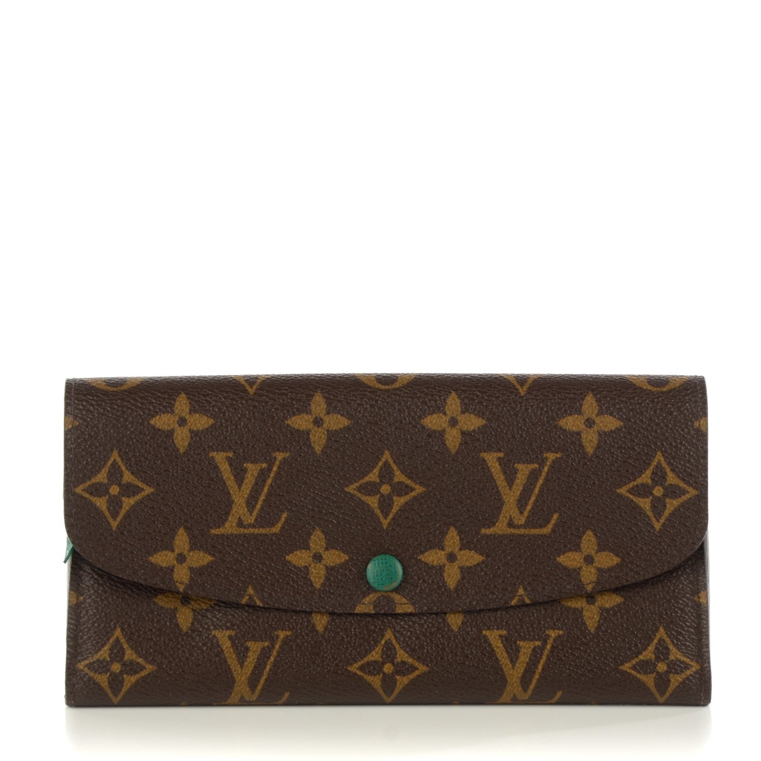 Louis Vuitton Monogram Emilie Wallet Vert 1 of 8