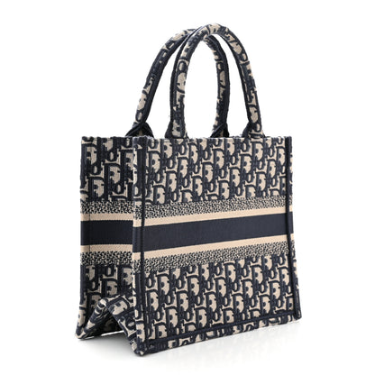 Christian Dior CHRISTIAN DIOR Oblique Small Book Tote Blue Multicolor 2 of 10
