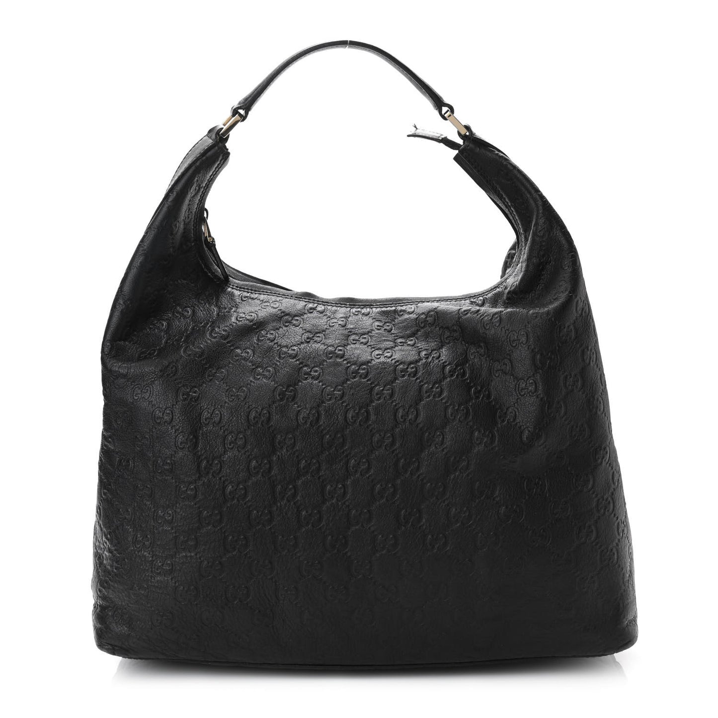 Guccissima Large Hobo Black