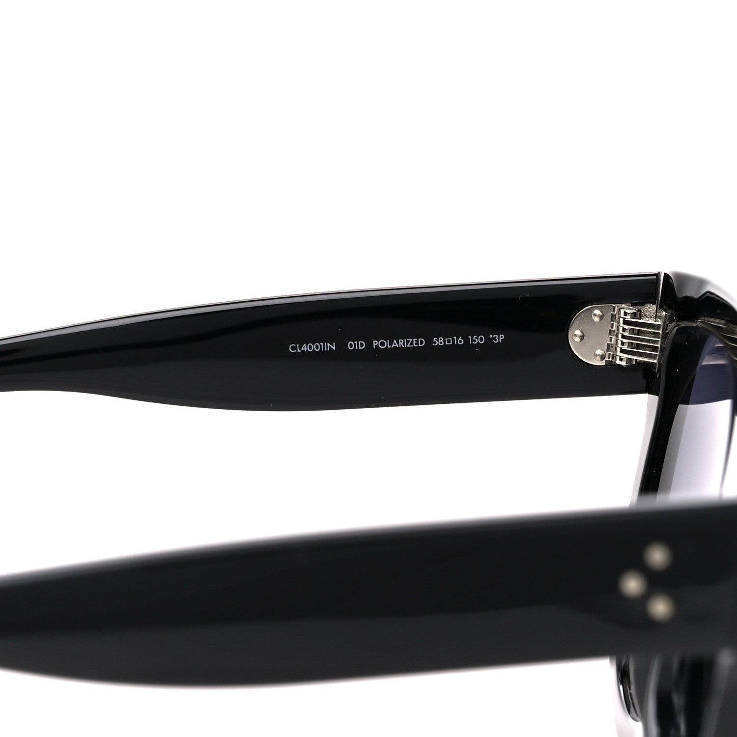 Celine Shadow Sunglasses CL 4001IN Black 5 of 8