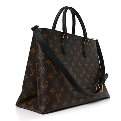 Louis Vuitton Monogram Flower Tote Black 3 of 9