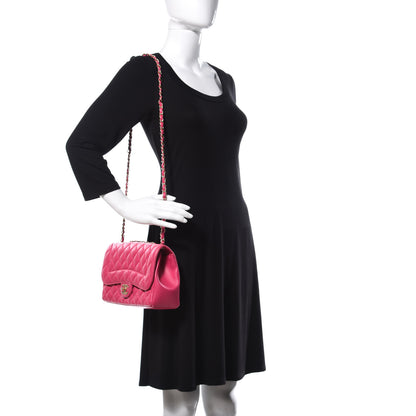 Chanel Lambskin Quilted Medium Mademoiselle Chic Flap Pink 2 of 10