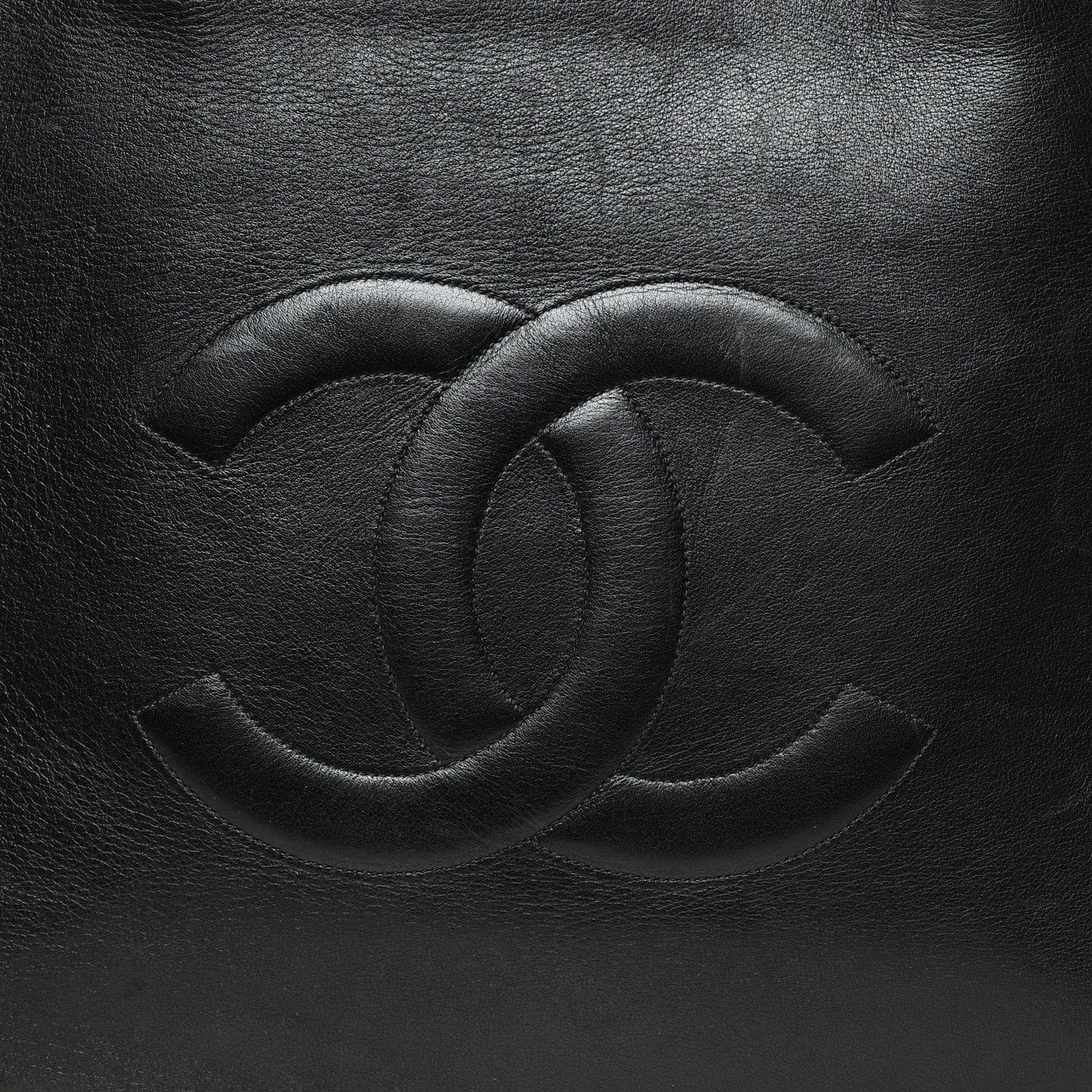 Lambskin Jumbo Shoulder Bag Black