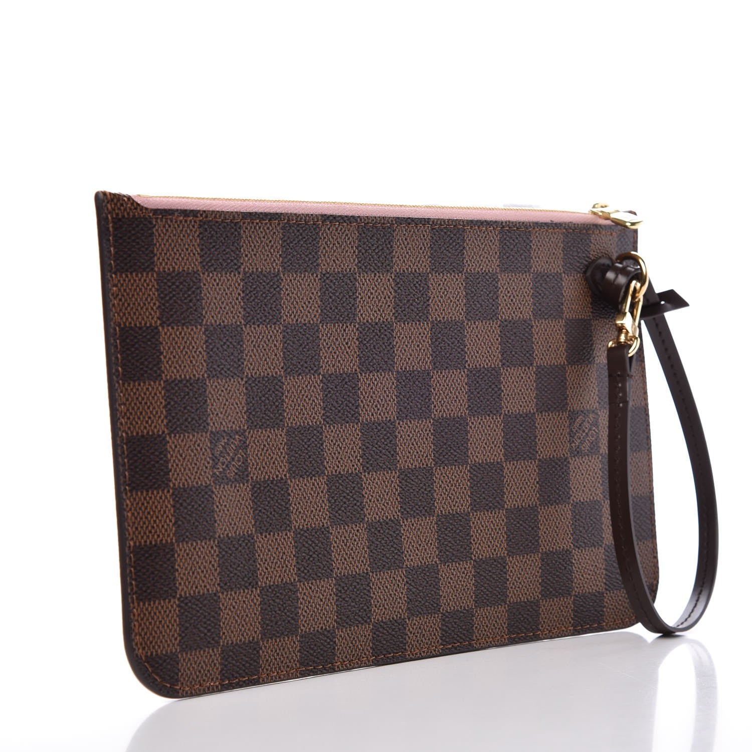 Louis Vuitton Damier Ebene Neverfull MM GM Pochette Rose Ballerine 3 of 7