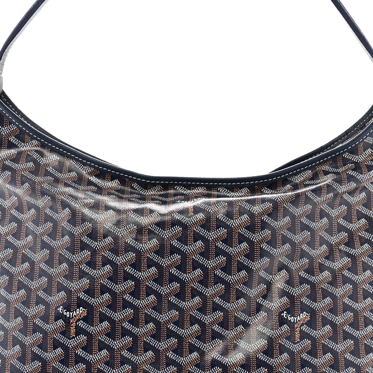 Goyardine Boheme Hobo Navy Blue