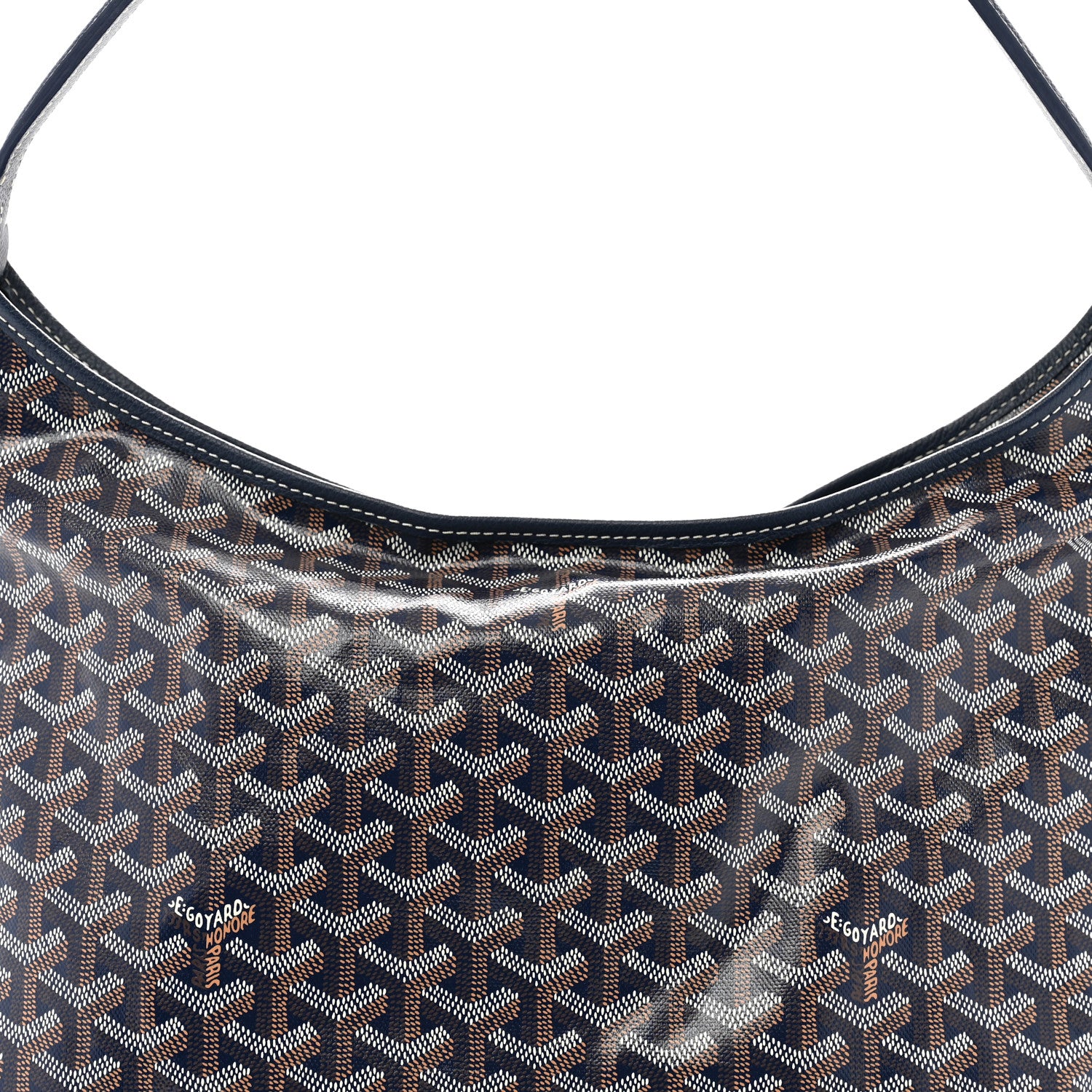 Goyard Goyardine Boheme Hobo Navy Blue 9 of 11