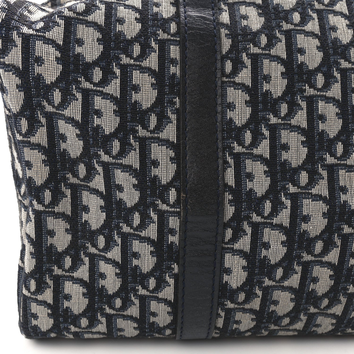 Christian Dior Monogram Boston Navy Blue 13 of 13