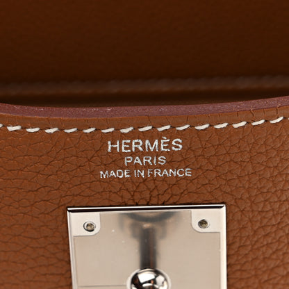 Hermes Togo Kelly Retourne 28 Gold 6 of 12