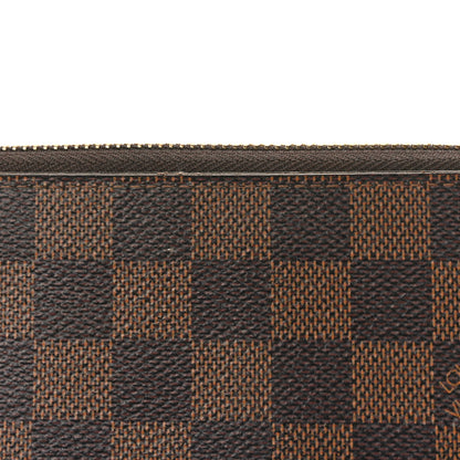 Louis Vuitton Damier Ebene Clemence Wallet Cherry 10 of 11