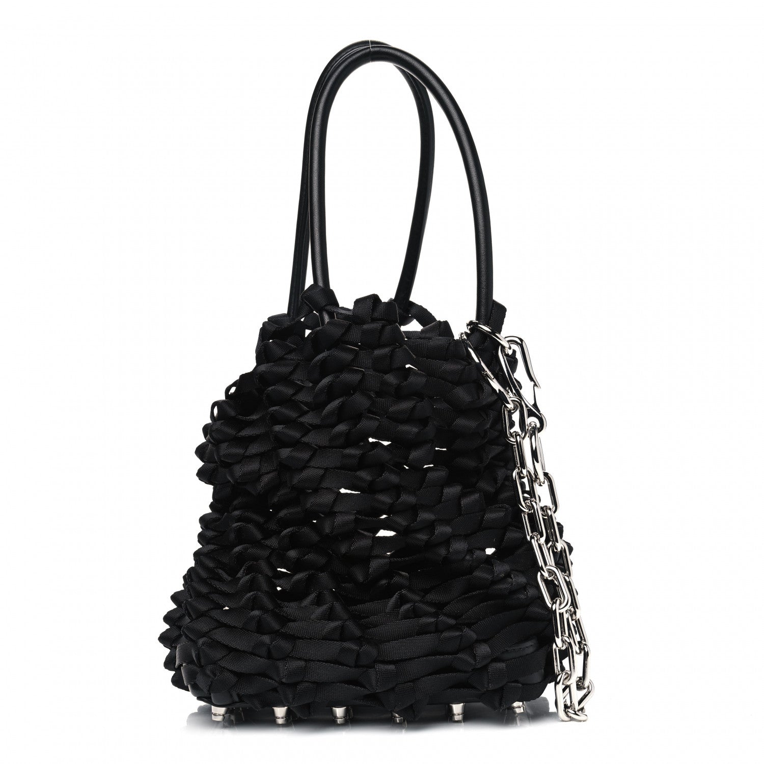Alexander Wang Grosgrain Woven Bucket Black 1 of 4