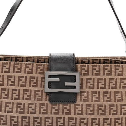 Fendi Zucchino Baguette Brown 10 of 12