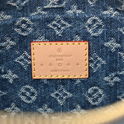 Louis Vuitton Monogram Denim Papillon Denim Blue 6 of 10