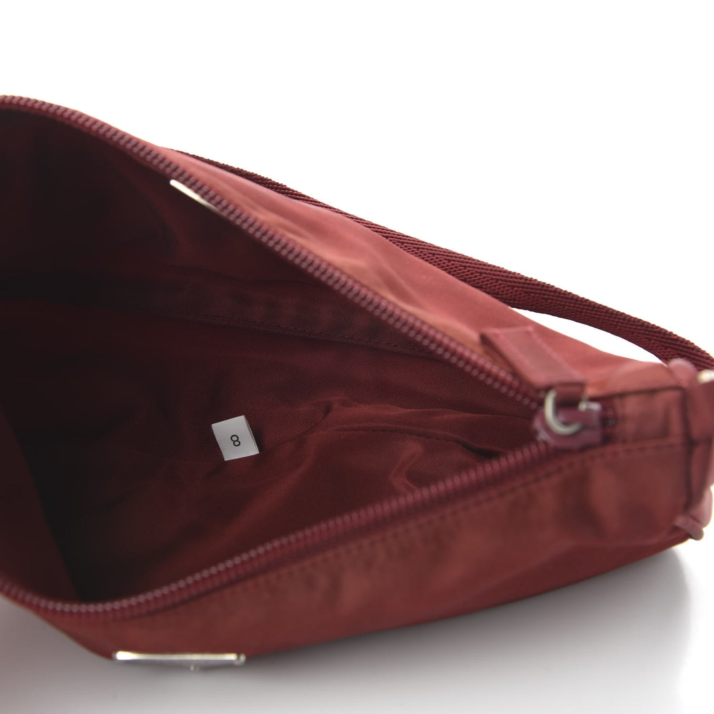 Tessuto Nylon Sport Pochette Bag Porpora