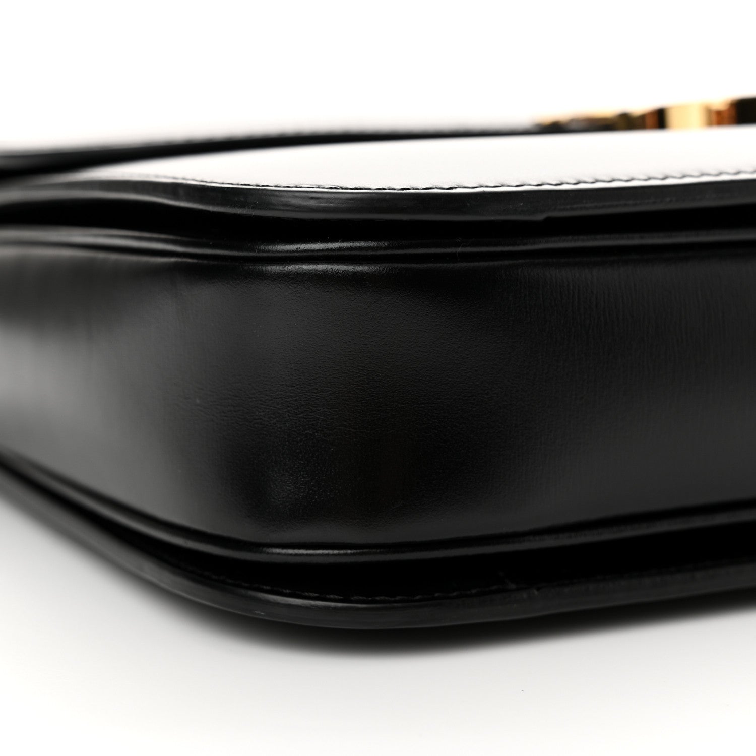 Celine Shiny Calfskin Large Triomphe Black 9 of 17