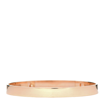 Hermes 18K Rose Gold Diamond PM Collier De Chien Pave Bracelet SH 3 of 4
