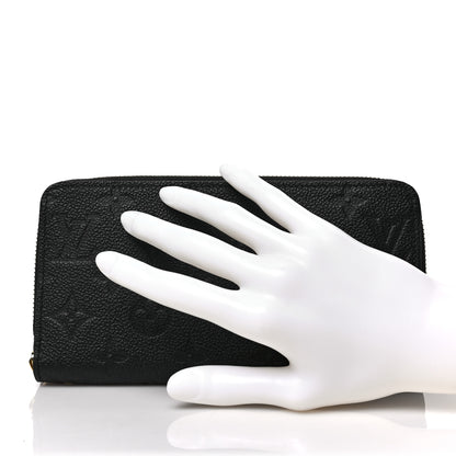 Louis Vuitton Empreinte Zippy Wallet Black 2 of 6
