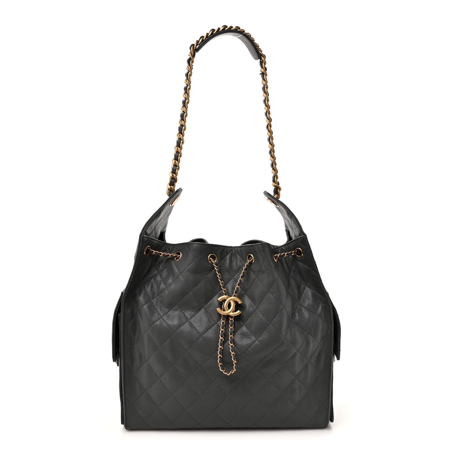 Chanel Caviar Quilted Medium Chanel 25 Handbag Dark Grey 1 of 11