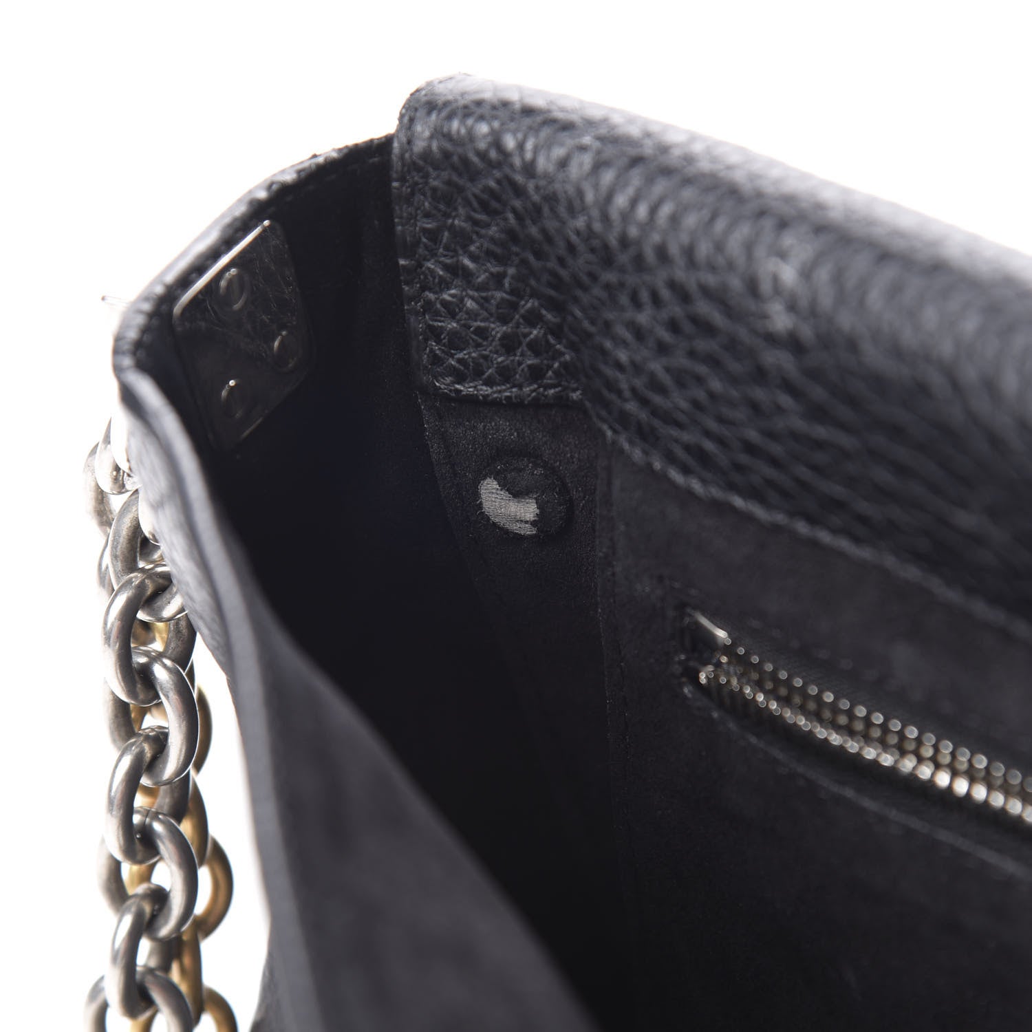 Proenza Schouler Pebbled Calfskin Small Courier Black 11 of 14