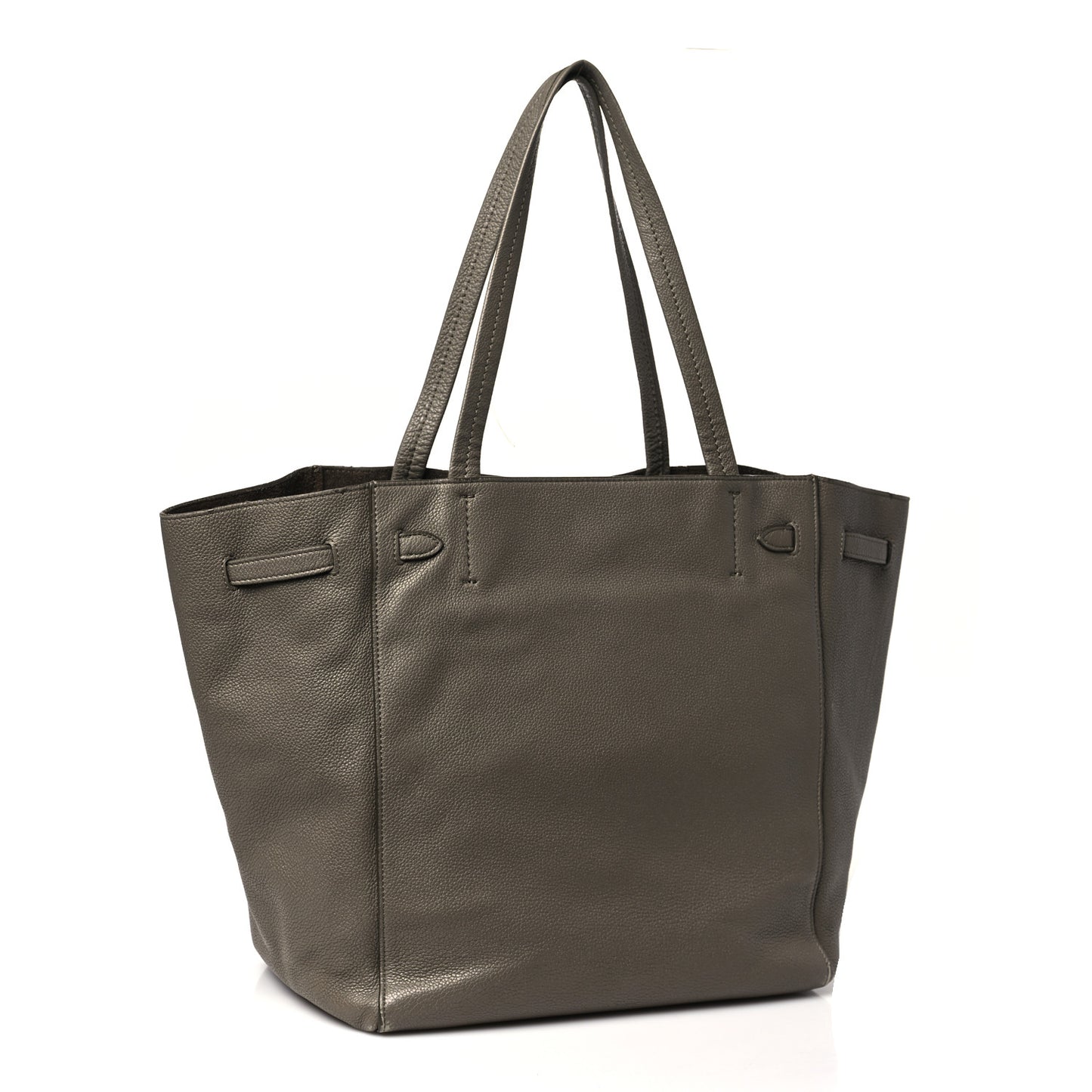 Soft Grained Calfskin Small Belt Cabas Phantom Taupe