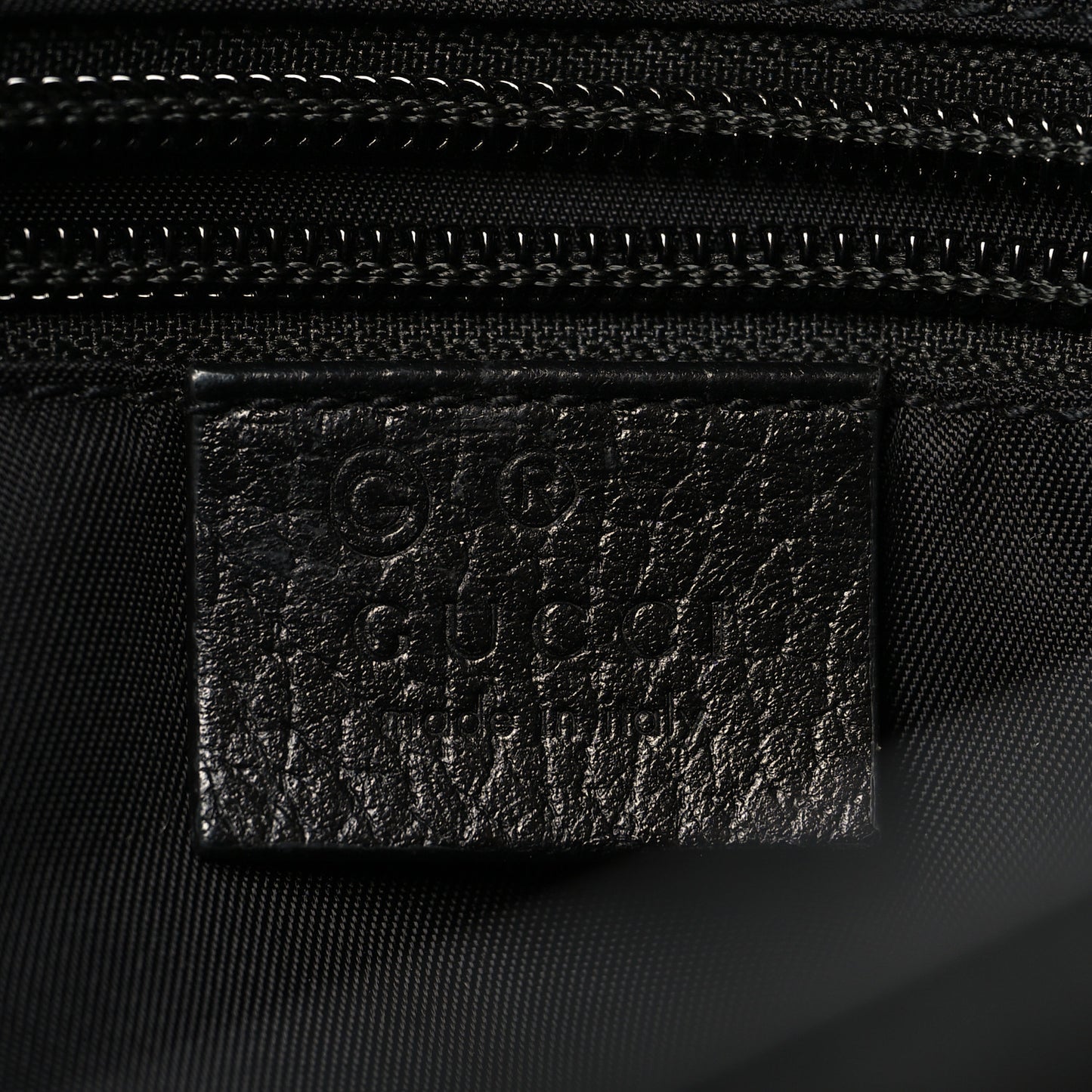 Nylon Monogram Double Buckle Flap Messenger Bag Black