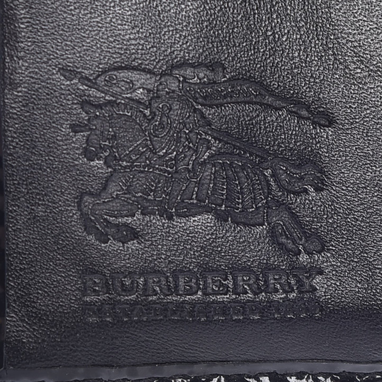 Supernova Check Compact Wallet Black
