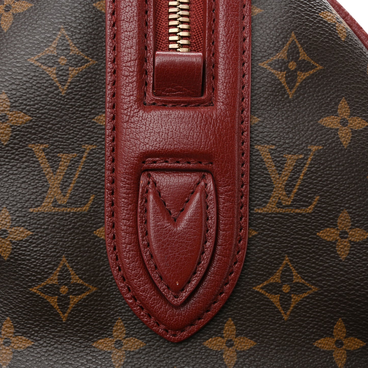 Monogram Golden Arrow Speedy Burgundy