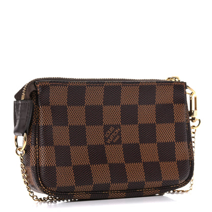 Louis Vuitton Damier Ebene Mini Pochette Accessories 4 of 11