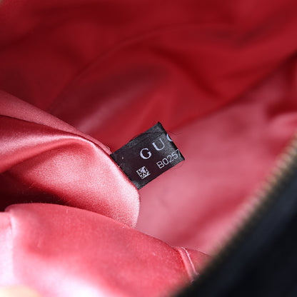 Gucci Velvet Matelasse GG Marmont Dome Backpack Black 7 of 10