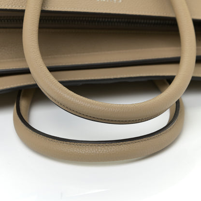 Celine Drummed Calfskin Mini Luggage Taupe 13 of 13