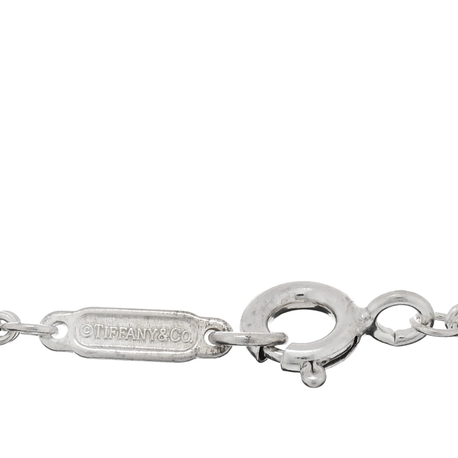 Tiffany Sterling Silver Infinity Double Chain Bracelet 2 of 3