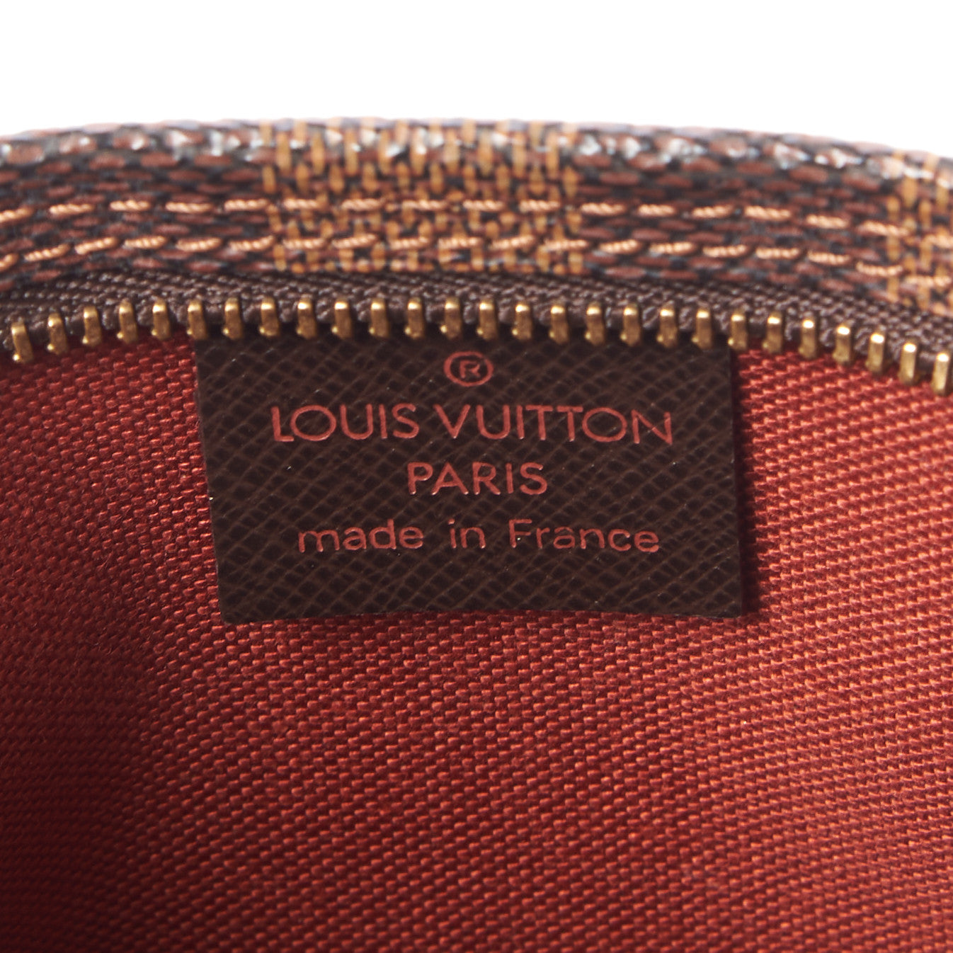 Damier Ebene Trousse Make Up Bag Pochette