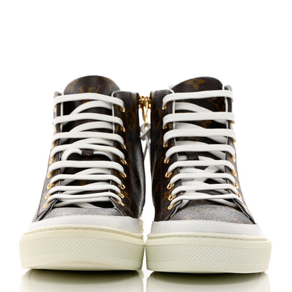 Louis Vuitton Patent Monogram Stellar Sneaker Boots 42 2 of 11