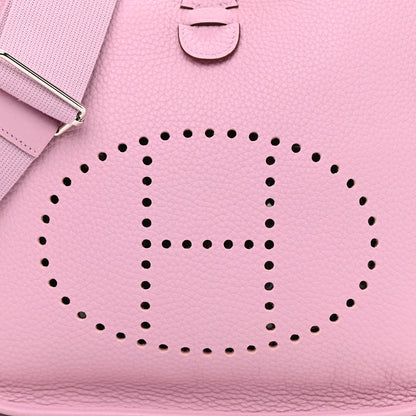 Hermes Taurillon Clemence Evelyne III PM Mauve Sylvestre 8 of 10