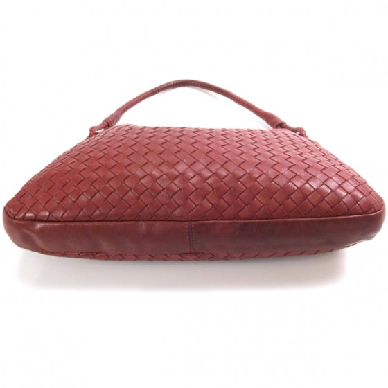 Woven Shoulder Bag Red