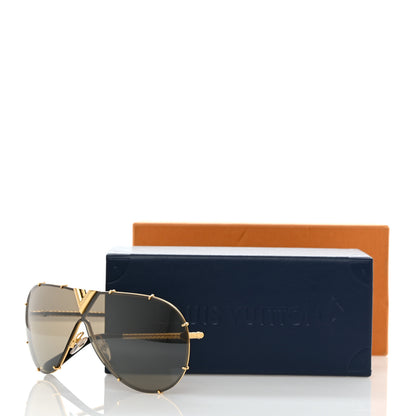 Louis Vuitton Metal LV Drive Sunglasses Z0897W Black Gold 8 of 8