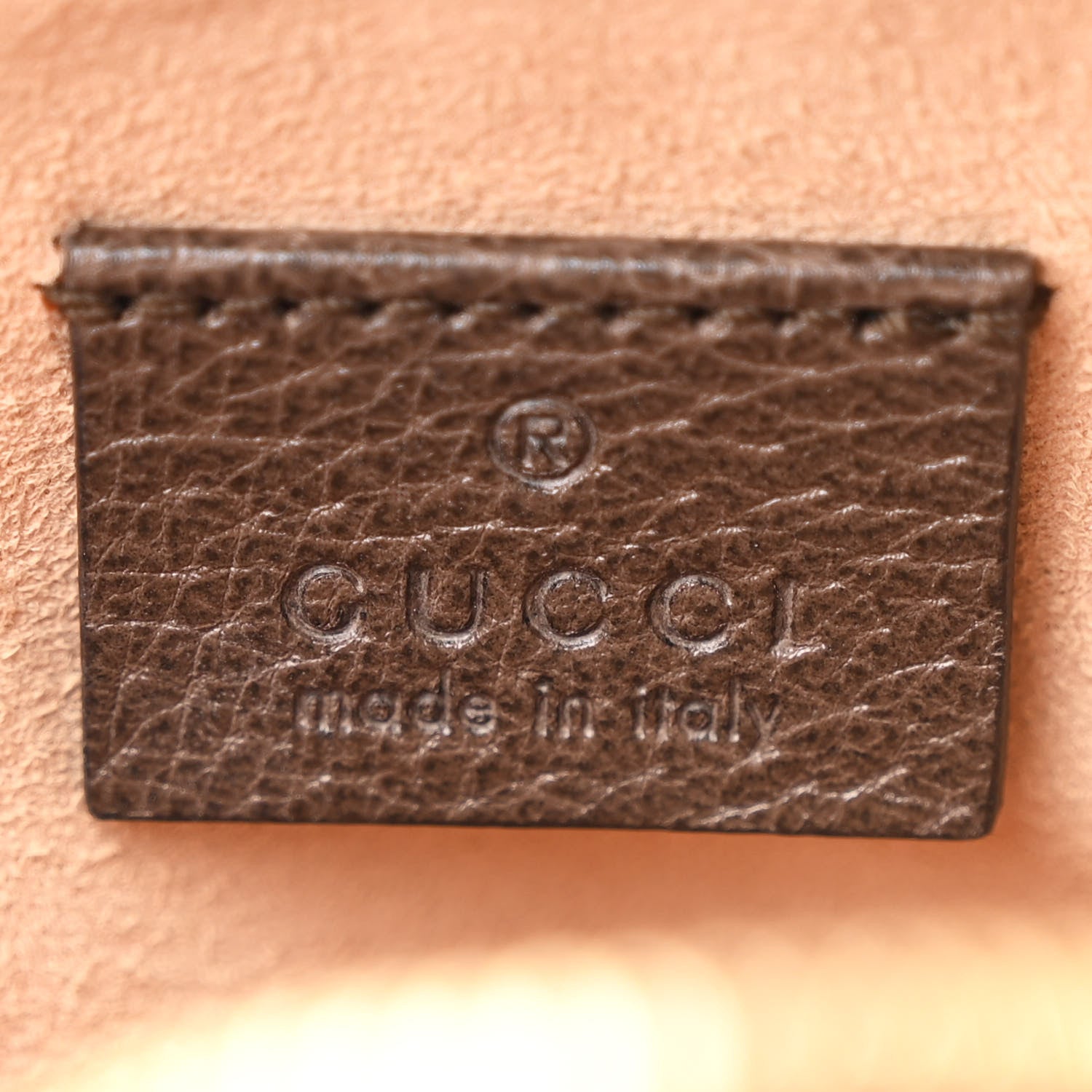 Gucci GG Supreme Monogram Web Mini Ophidia Round Shoulder Bag Brown 6 of 10