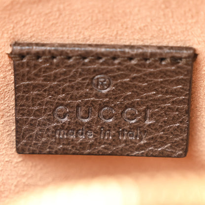 Gucci GG Supreme Monogram Web Mini Ophidia Round Shoulder Bag Brown 6 of 10