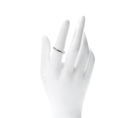 Cartier Platinum 3 Diamond 2.6mm 1895 Wedding Band Ring 55 7.25 2 of 6