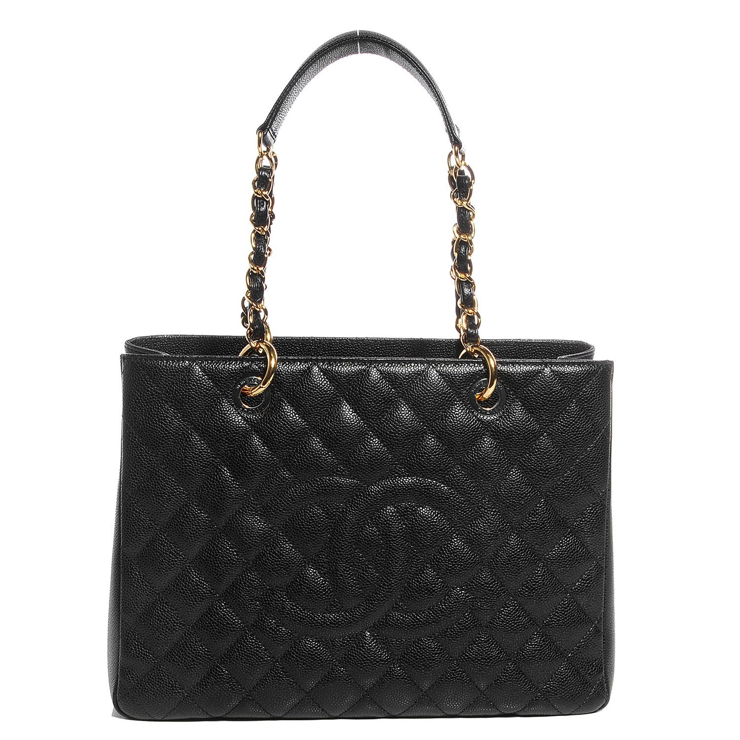 Caviar Grand Shopping Tote GST Black