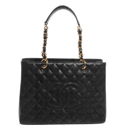 Chanel Caviar Grand Shopping Tote GST Black 1 of 7