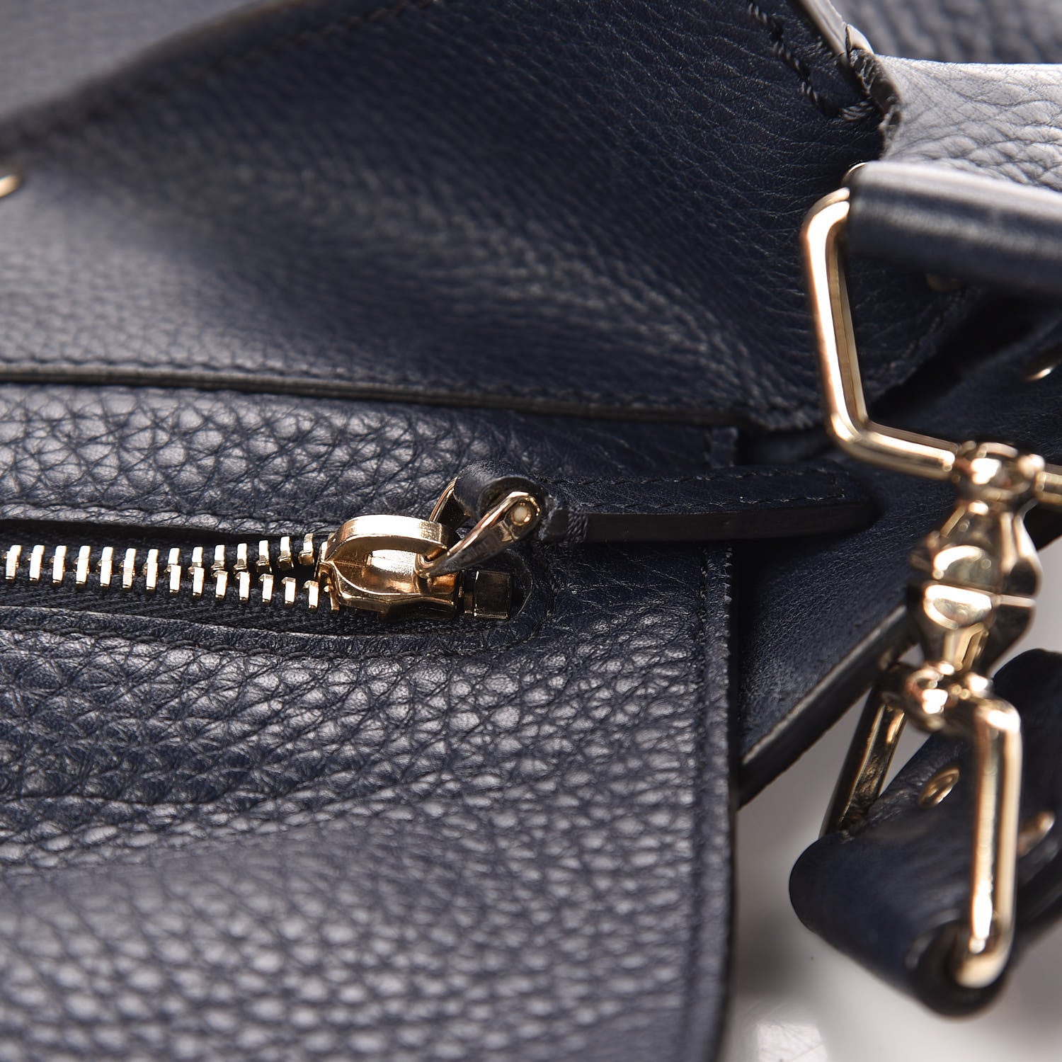 Valentino Garavani Pebbled Calfskin Small Rockstud Flip-Lock Messenger Bag Marine 9 of 10