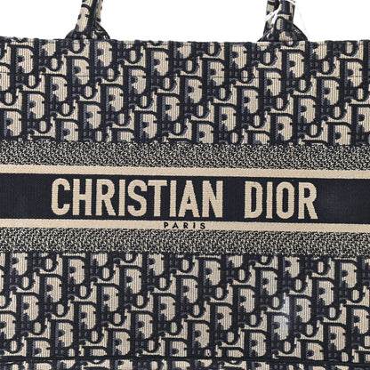 Christian Dior Oblique Medium Book Tote Blue Multicolor 7 of 9