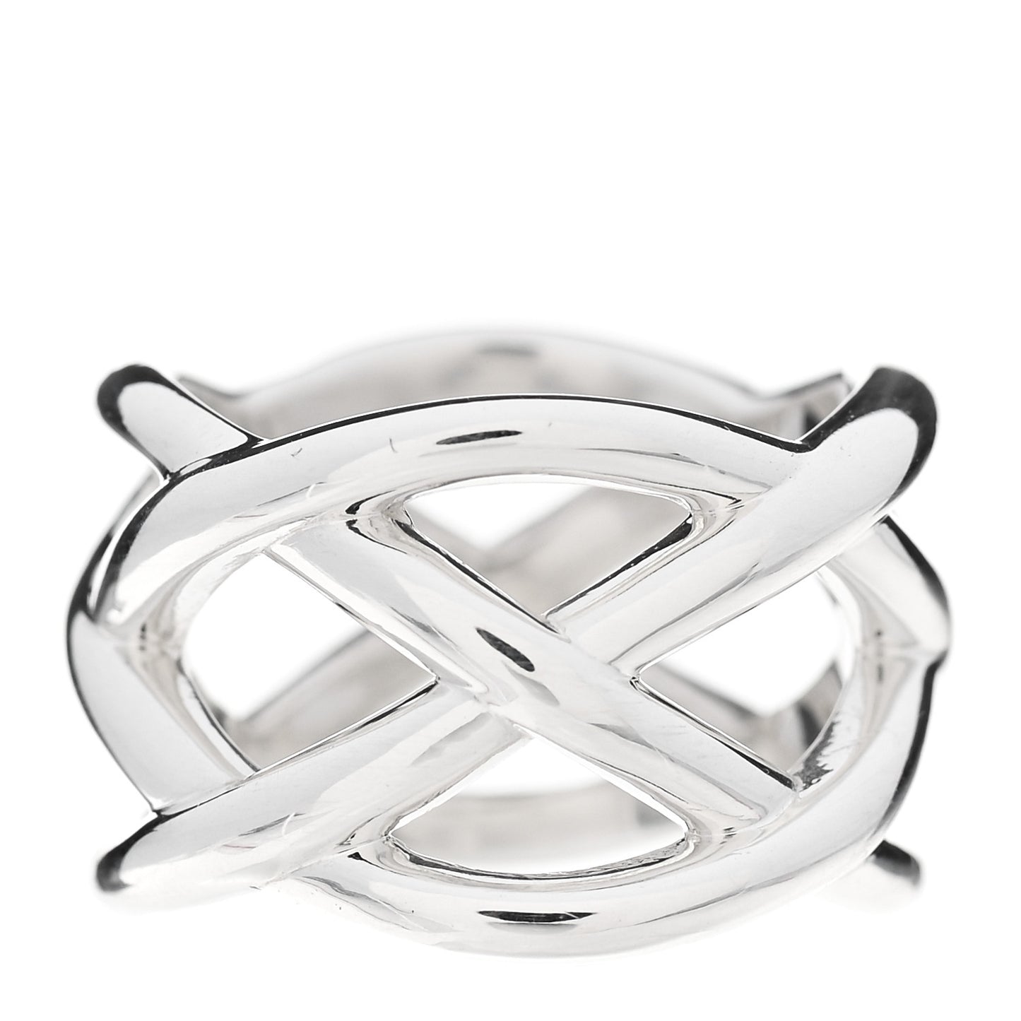 Sterling Silver Weave Ring 47 4.