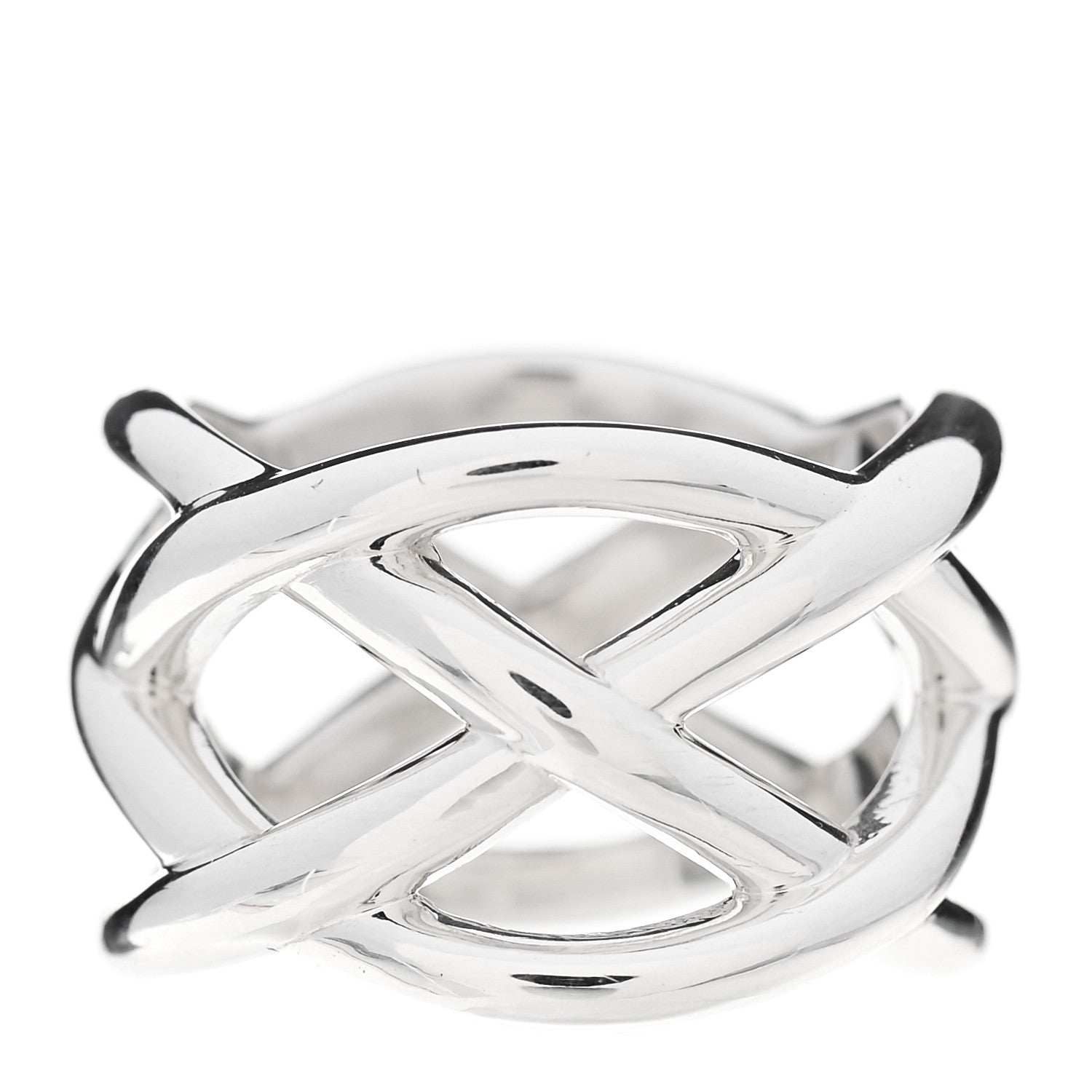 Tiffany Sterling Silver Weave Ring 47 4. 3 of 4