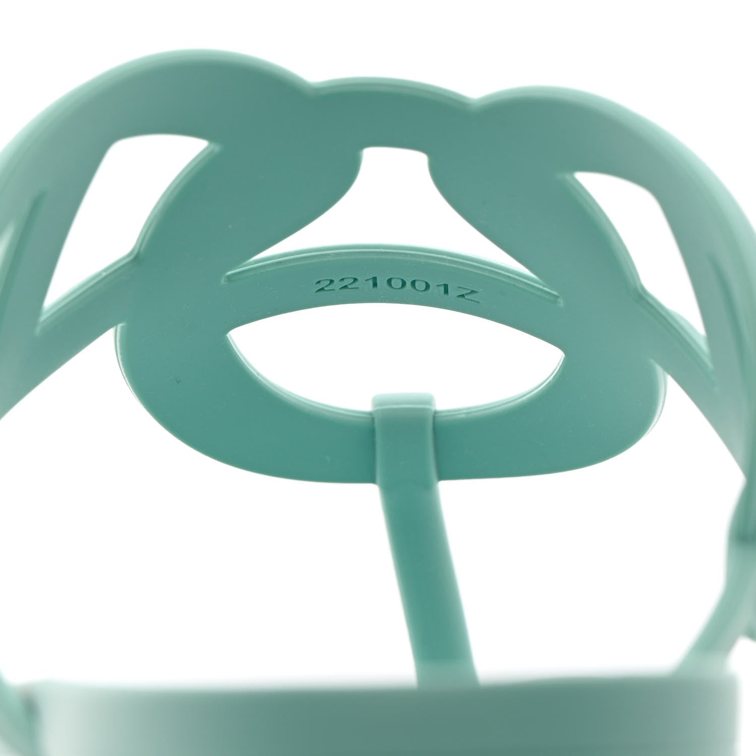 Hermes Rubber Womens Egerie Sandals 40 Vert Embrun 6 of 10