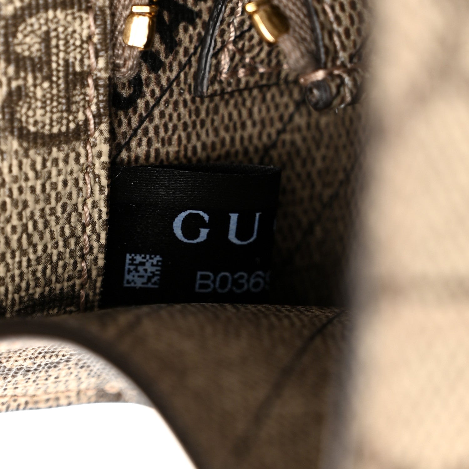 Balenciaga X GUCCI GG Supreme Monogram Small Hourglass Top Handle Bag Beige Ebony 7 of 10