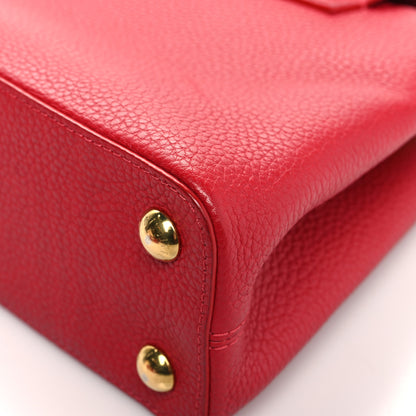 Louis Vuitton Taurillon Capucines BB Scarlet Red 11 of 16